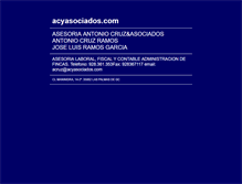 Tablet Screenshot of acyasociados.com